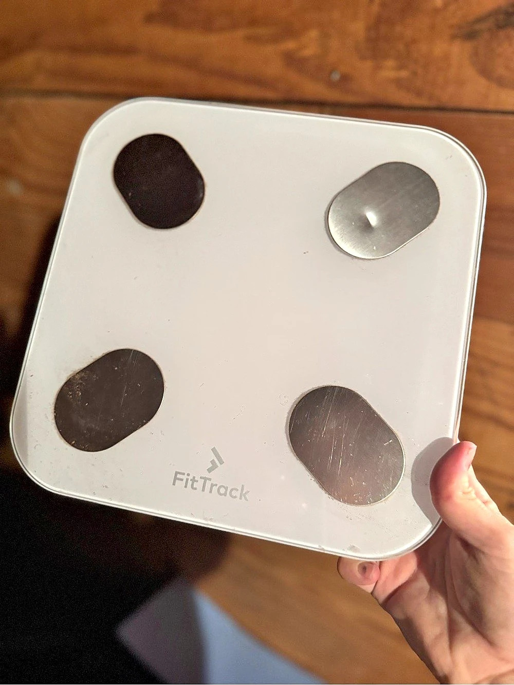 FitTrack Dara Smart BMI Scale White & Gray